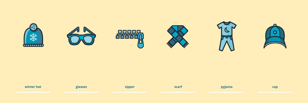 Vocabulary poster and flashcards images